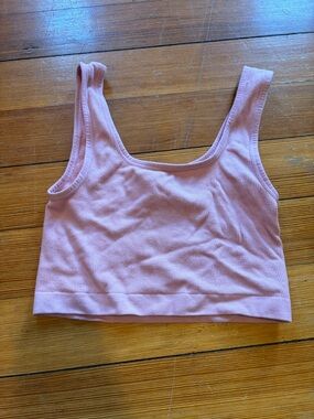Streetwear Society Pale Pink Ribbed Tank Top